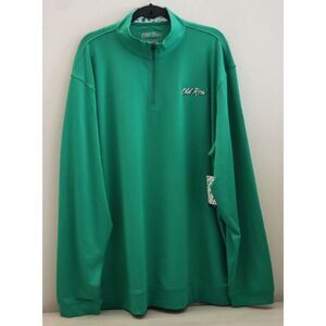 Old Row WROW3416AC Men's Sz 3XL Kelly Green Tailgate 1/4 Zip L/S Pullover